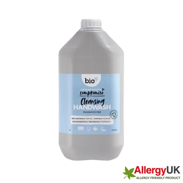 Bio-D Fragrance Free Cleansing Handwash 5l