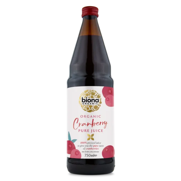 Biona Organic 100% Cranberry Juice 750ml