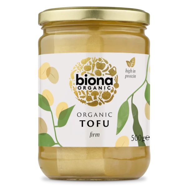 Biona Organic Plain Tofu 500g (250g Drained Weight)