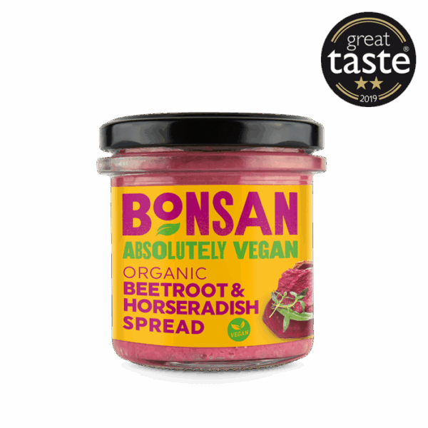 Bonsan Organic Beetroot & Horseradish Spread 130g