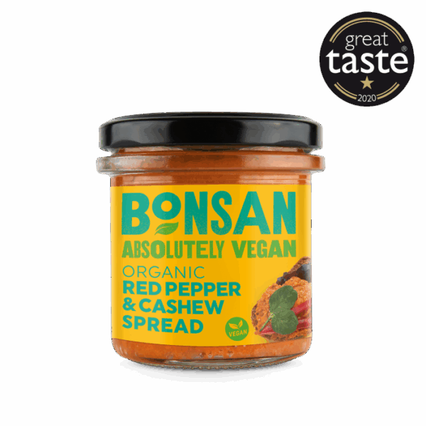Bonsan Organic Red Pepper & Cashew Spread 130g