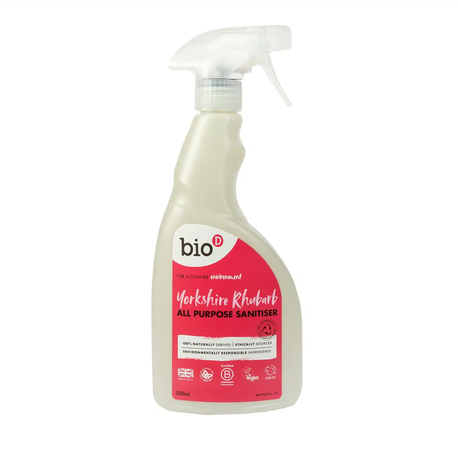 Bio-D Rhubarb All Purpose Sanitiser Spay 500ml