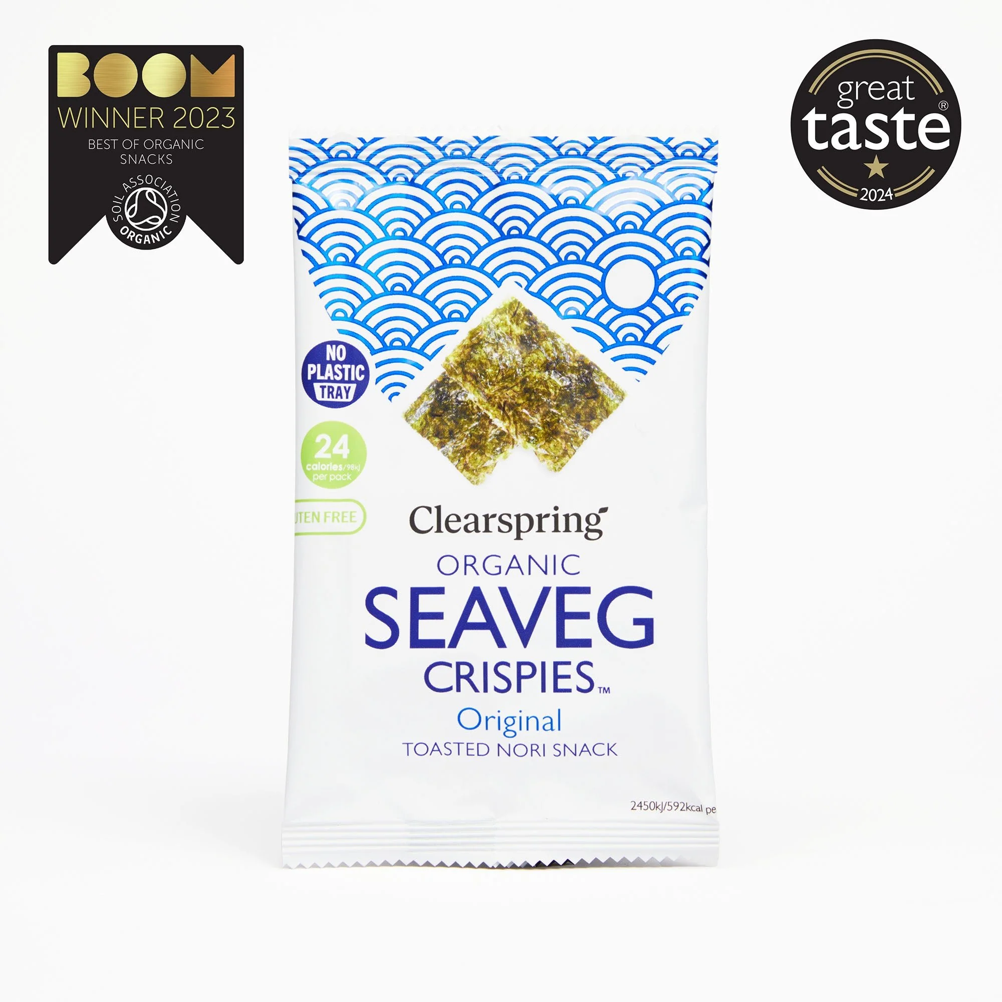 Organic Seaveg Crispies - Original (Crispy Seaweed Thins) 4g