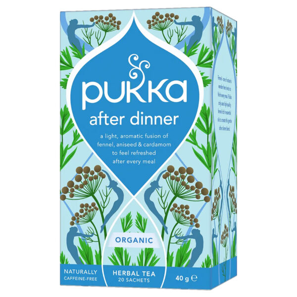 Pukka Organic After Dinner Fennel Aniseed & Cardamom Tea 20 Tea Bags