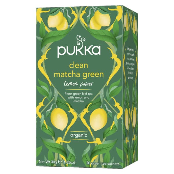 Pukka Organic Clean Matcha Green 20 Tea Bags