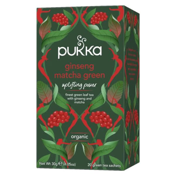 Pukka Organic Ginseng Matcha Green 20 Tea Bags