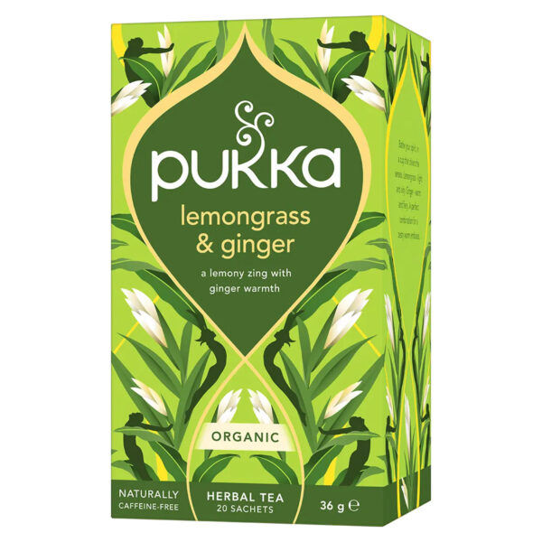 Pukka Organic Lemongrass & Ginger Tea 20 Tea Bags