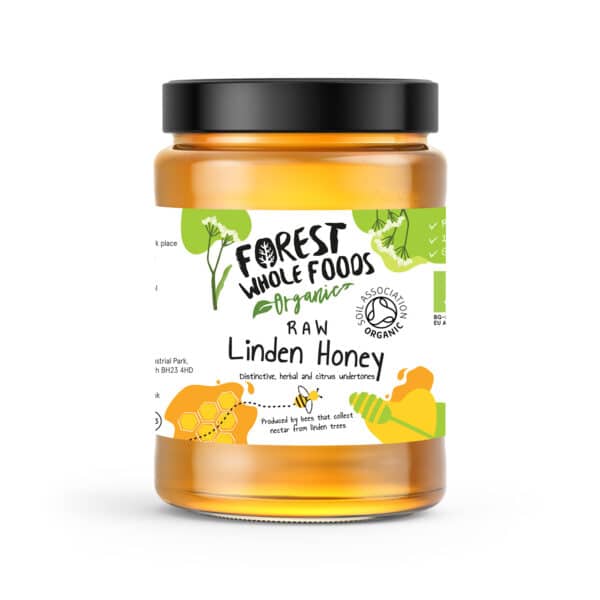 organic raw linden honey 500g