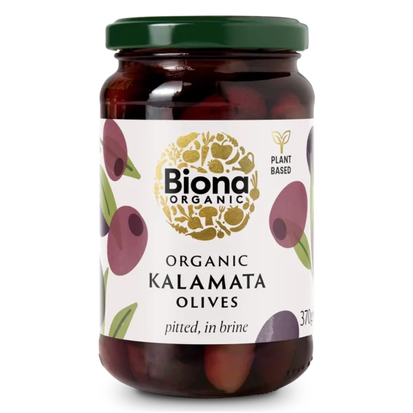 Biona Organic Pitted Kalamata Olives 370g