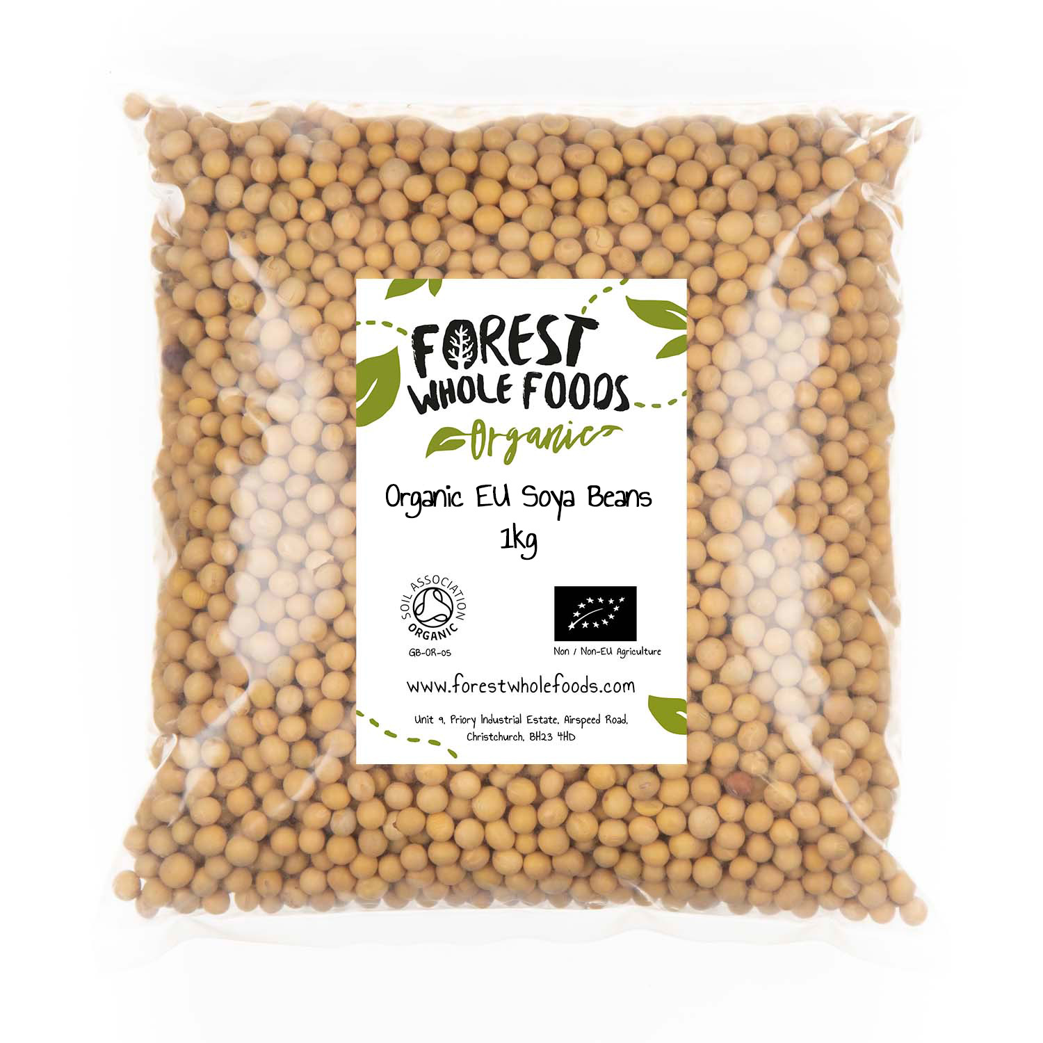 Organic EU Soya Beans 1kg