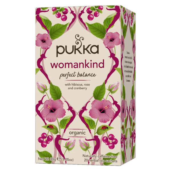 Pukka Organic Womankind Rose Vanilla & Shatavari Tea 20 Tea Bags
